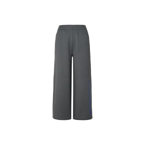 MM6 Maison Margiela Серые Женские Повседневные Брюки