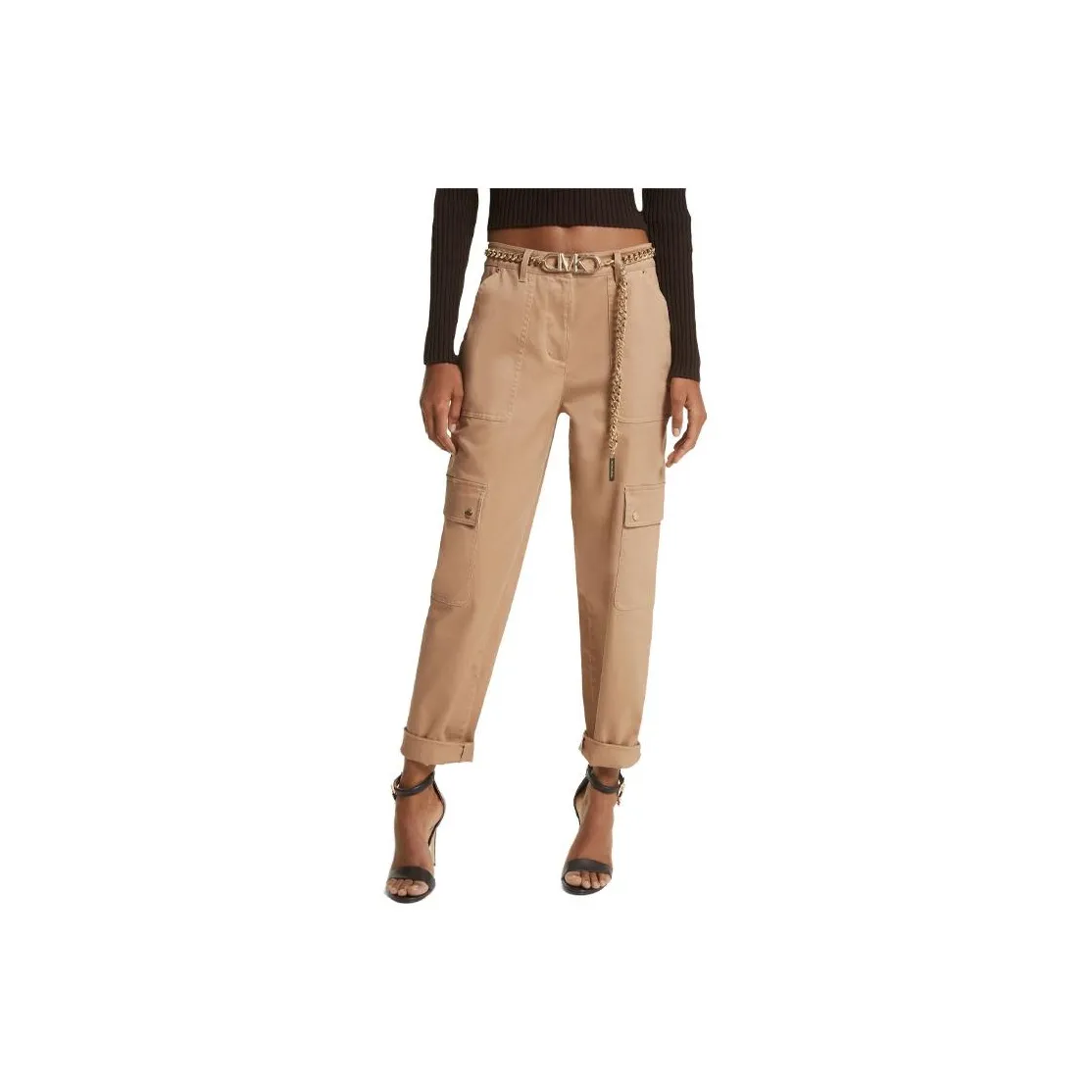 MICHAEL KORS Casual Pants Women's Dark Camel