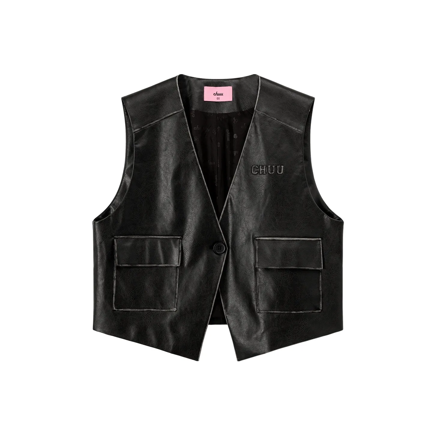 CHUU Черные Женские Жилеты