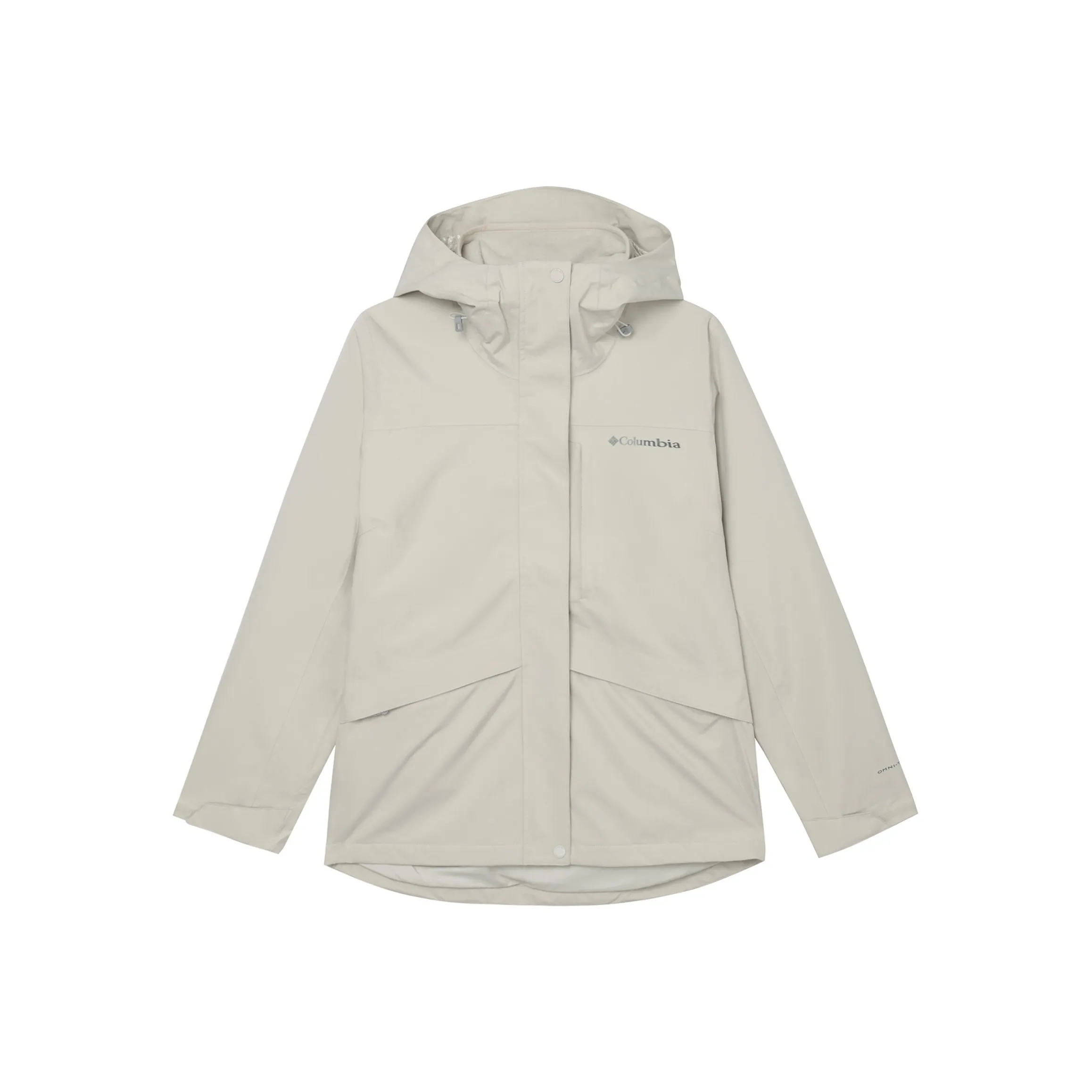 Columbia совместный бренд Водонепроницаемый и Ветрозащитный для сохранения тепла Ветровка Женская Бежевая
