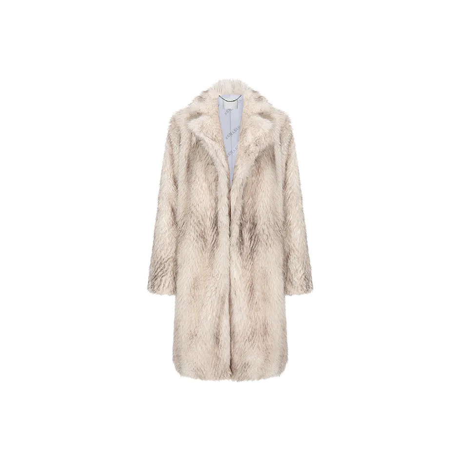 XENASERA Мех Женские Белый Коричневый