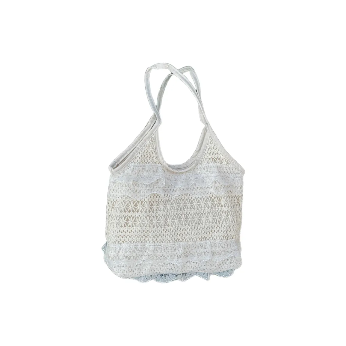 Gerlanx Трикотажная ткань Сумка на плечо Женская Экрю