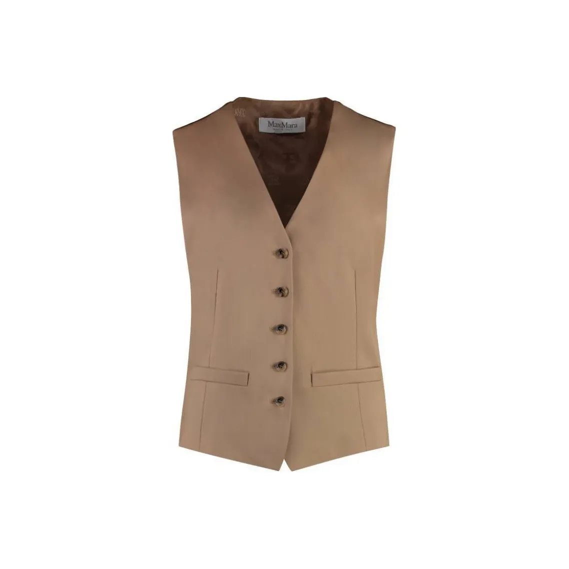 MaxMara Single Breasted V Neck Waistcoat