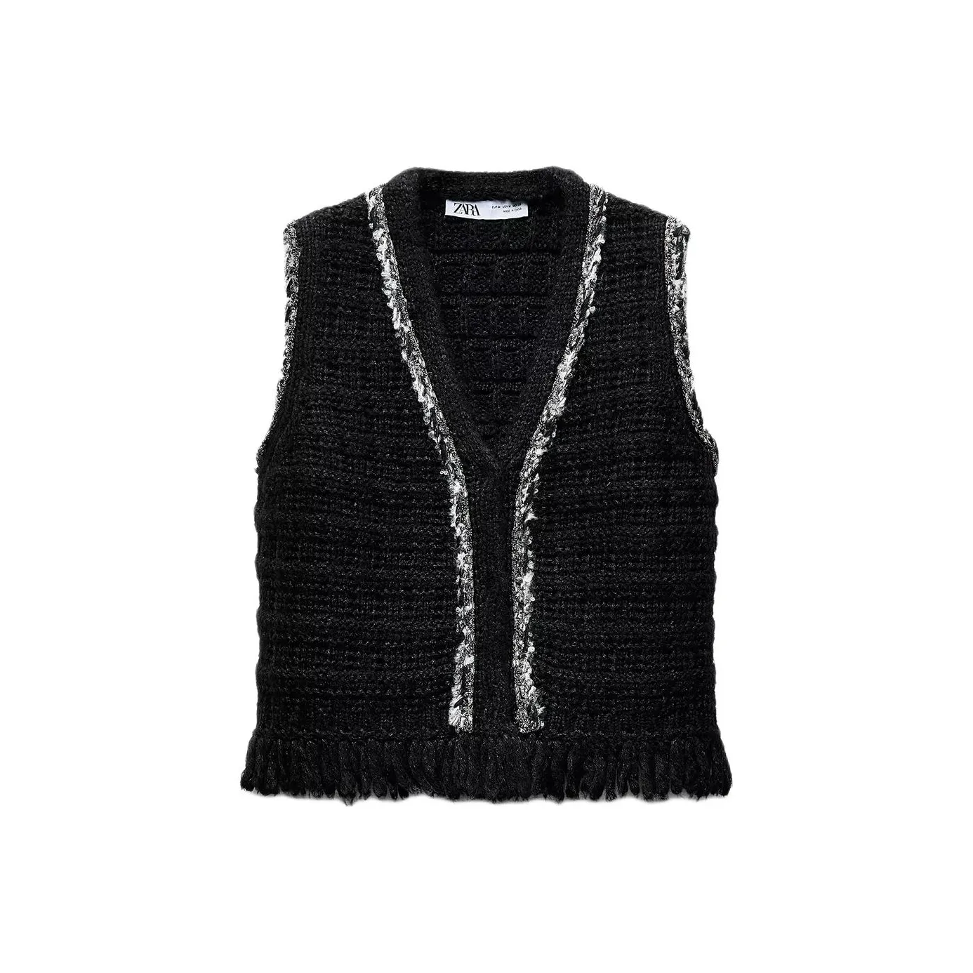 ZARA Черные Женские Жилеты