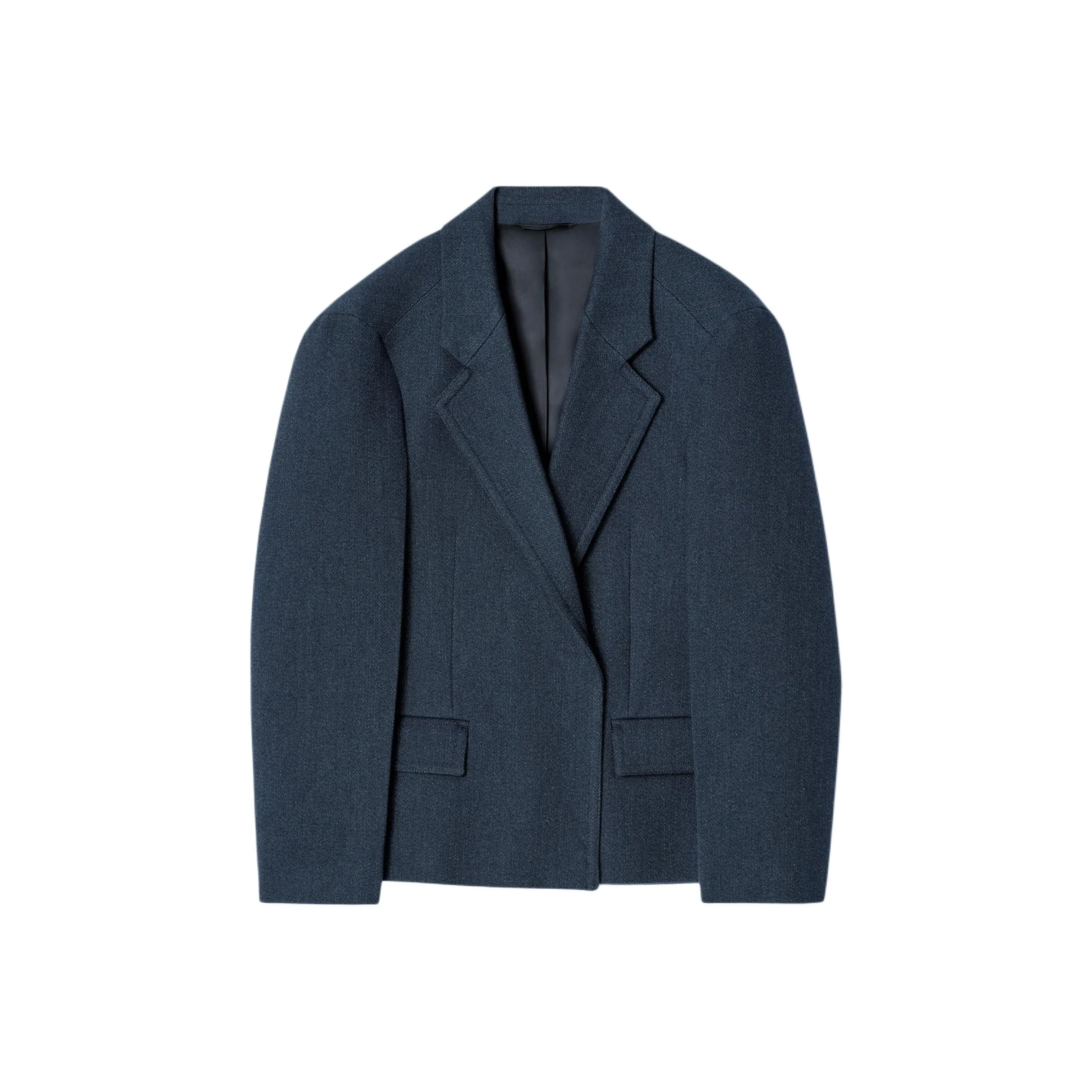 COS Бизнес-костюм женский темно-синий