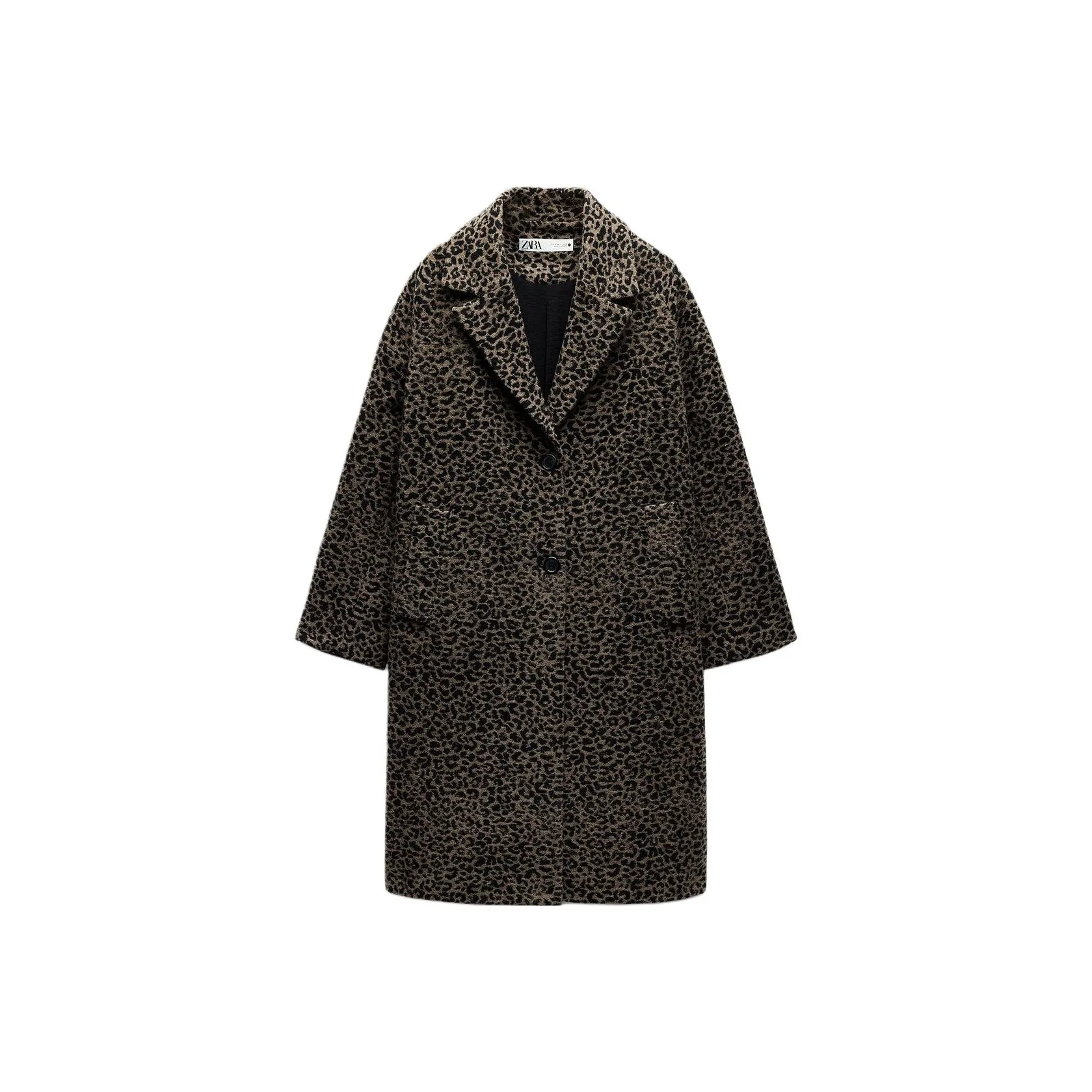 ZARA Coats Women's Leopard Print