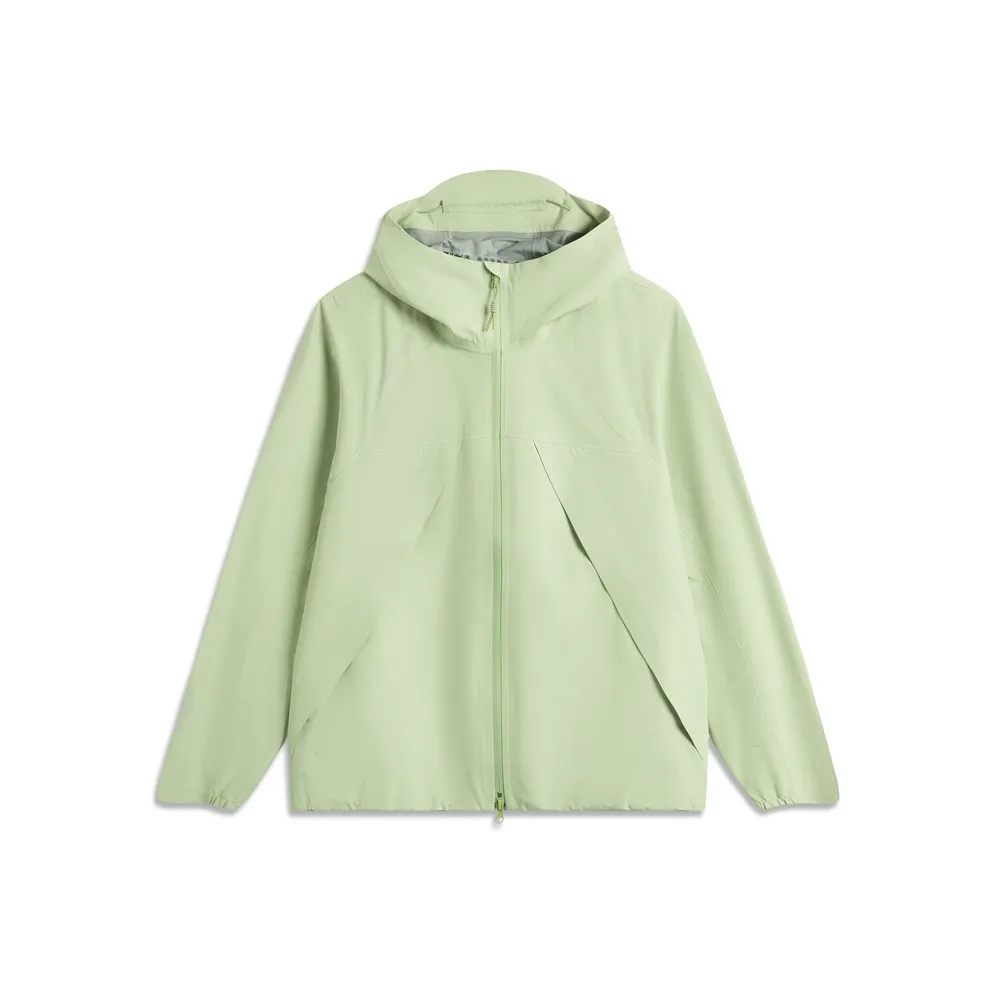 LiNing CF Tracing Windproof, Rainproof, And Breathable Windbreaker Jacket Women's Sage Green