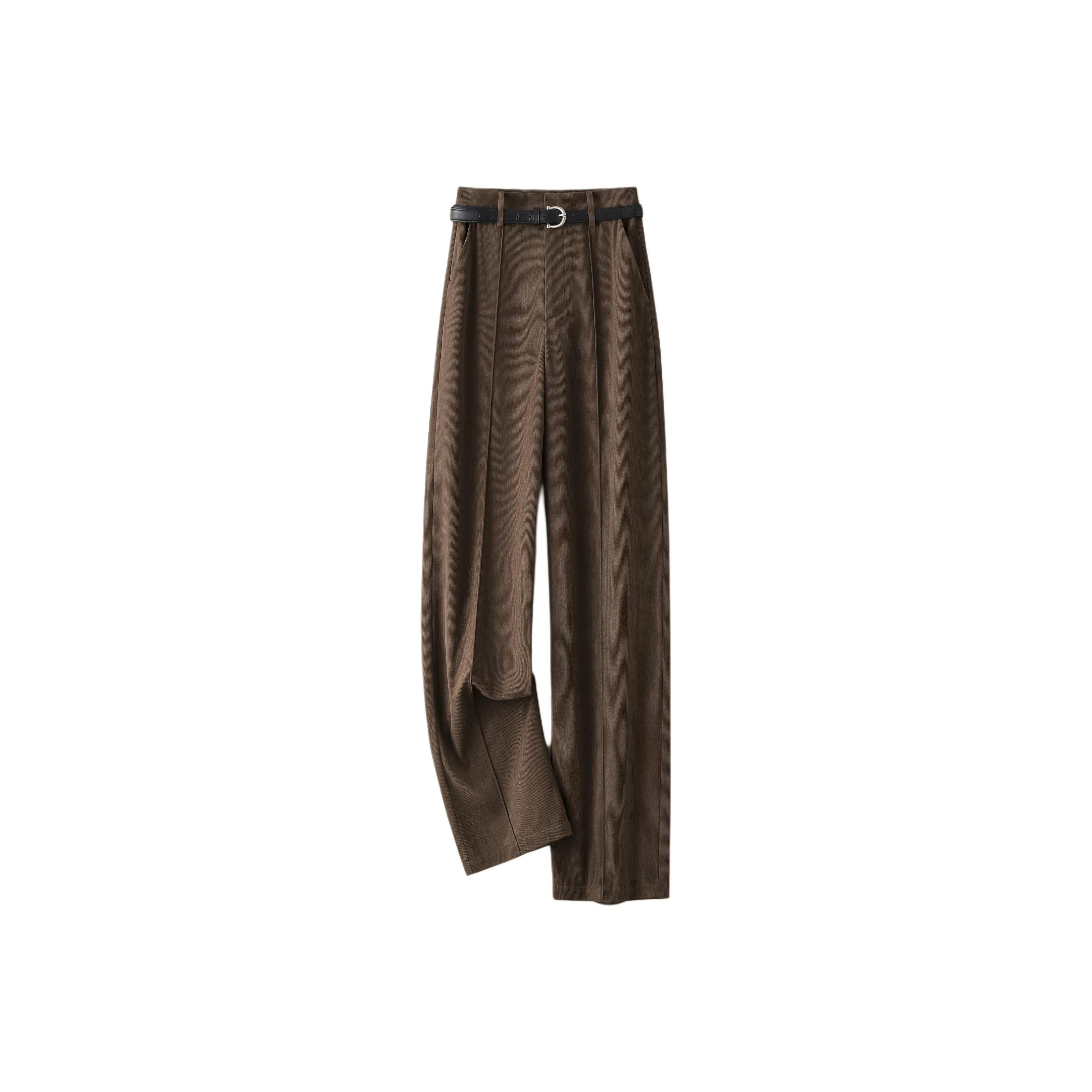 IHIMI Casual Pants Women's Chocolate Brown