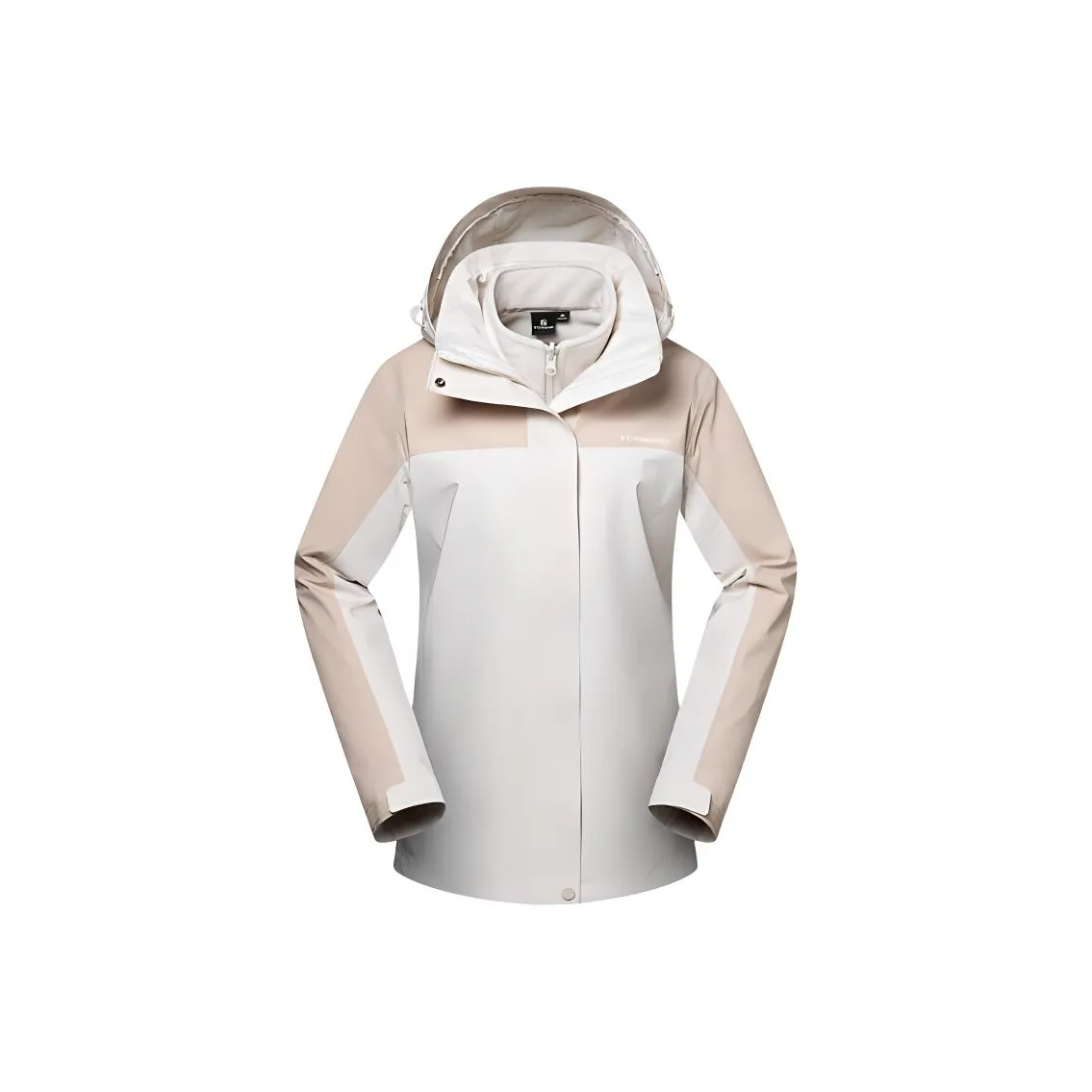 TOREAD Водонепроницаемый и Теплый Ветровка Женская Бежевая \ Светлая Верблюжья