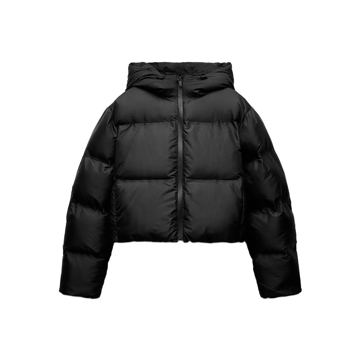 ZARA Trf Puffer Jacket Women's Black