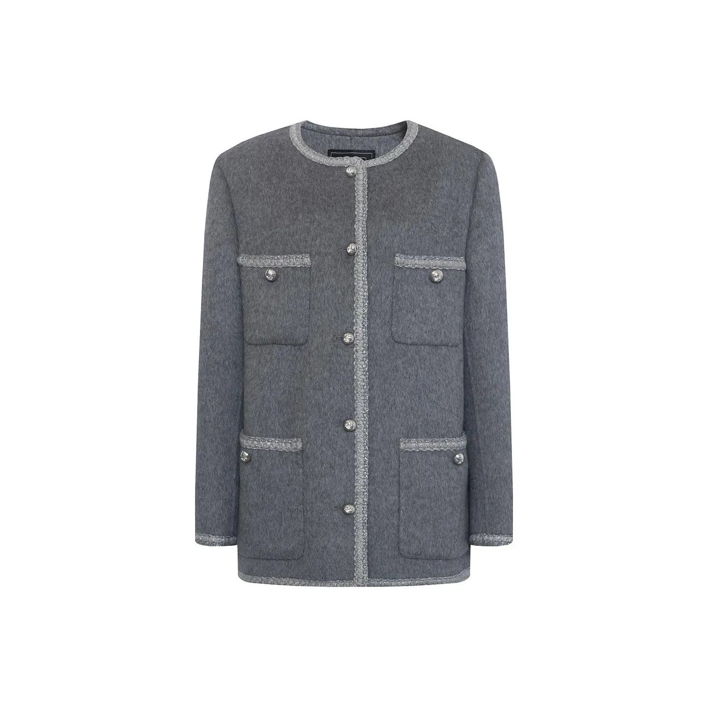 Anmani Куртка Женская Элегантная Серого Цвета