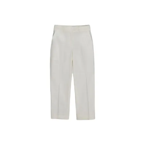CLUB MONACO Белые Женские Повседневные Брюки