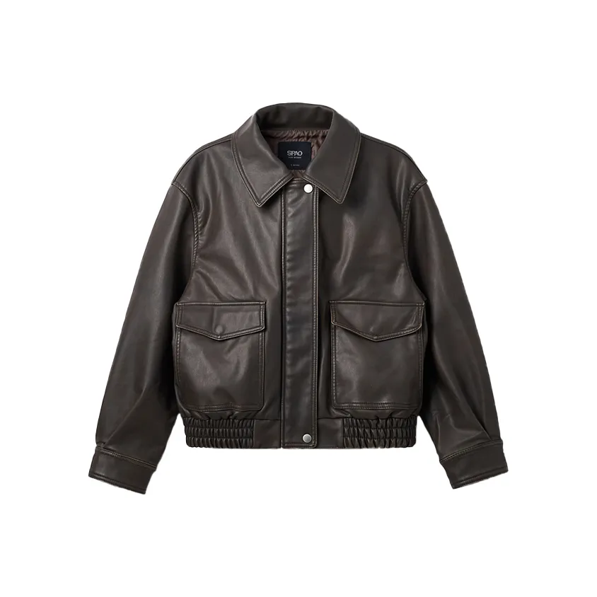 SPAO Женские кожаные куртки