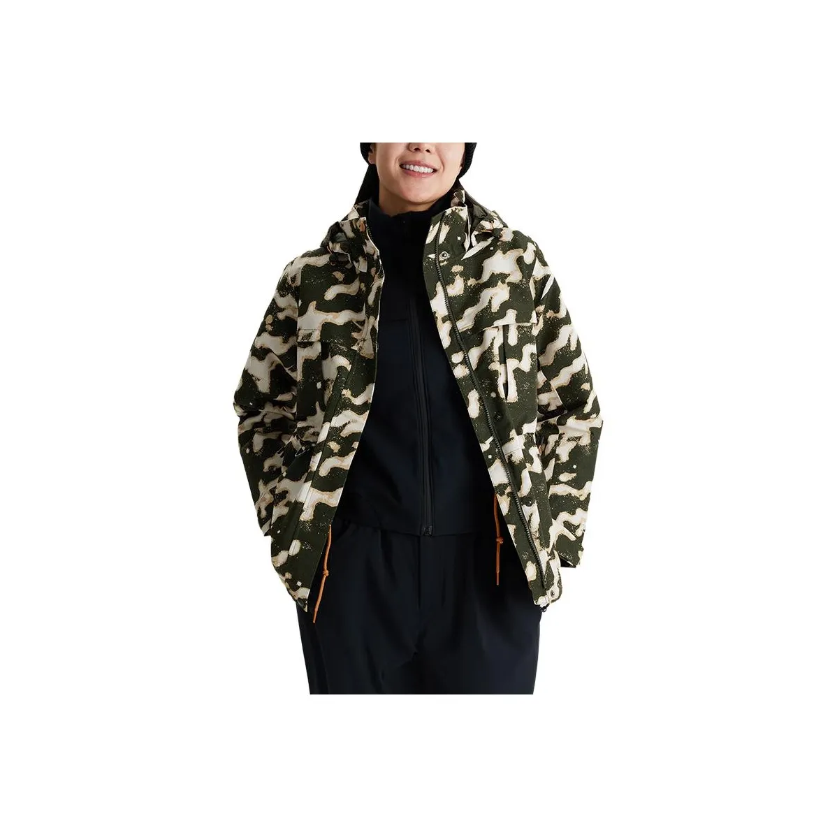 Columbia совместный бренд Transit водонепроницаемая ветровка Женские Камуфляж