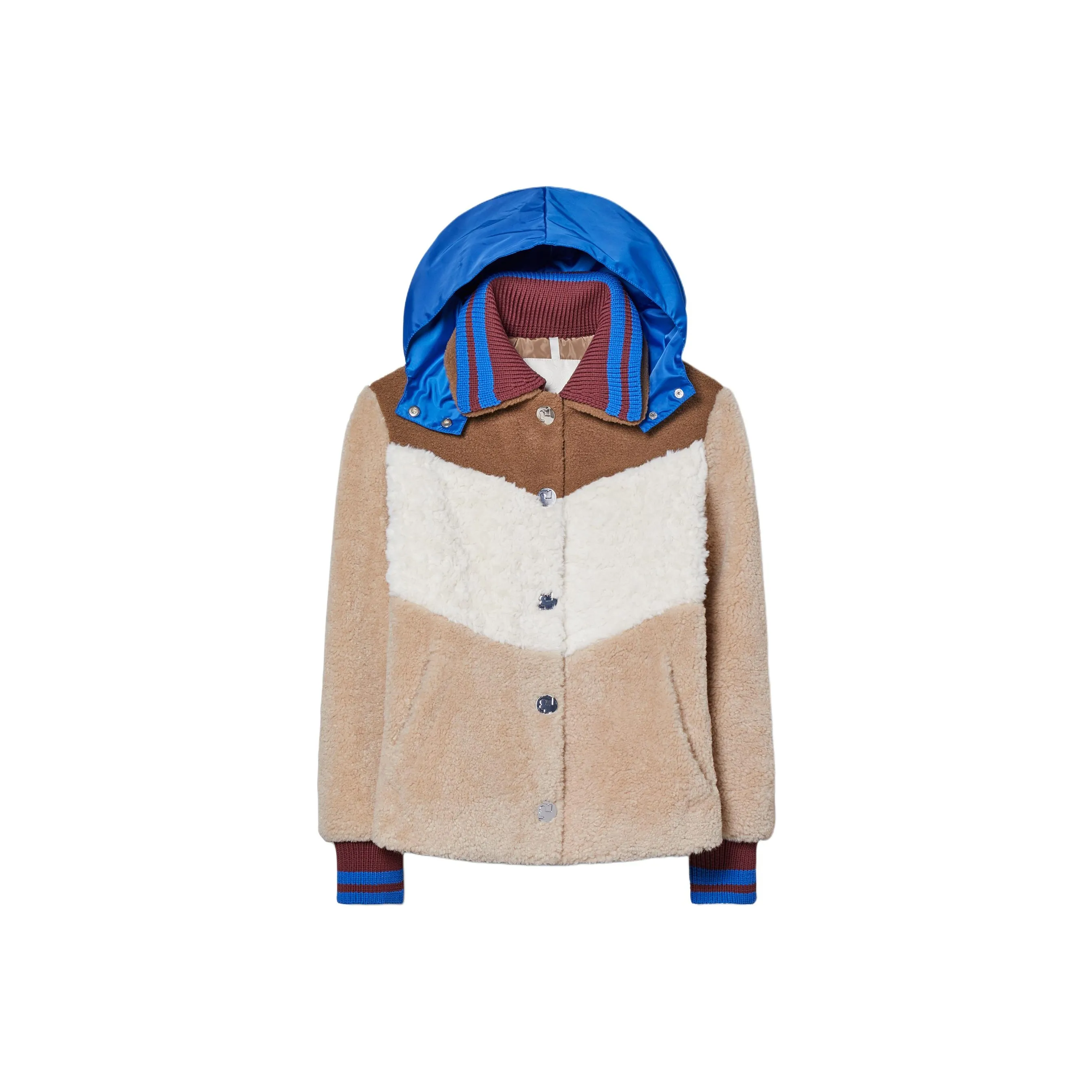 TORY BURCH Hooded Fleece Jacket