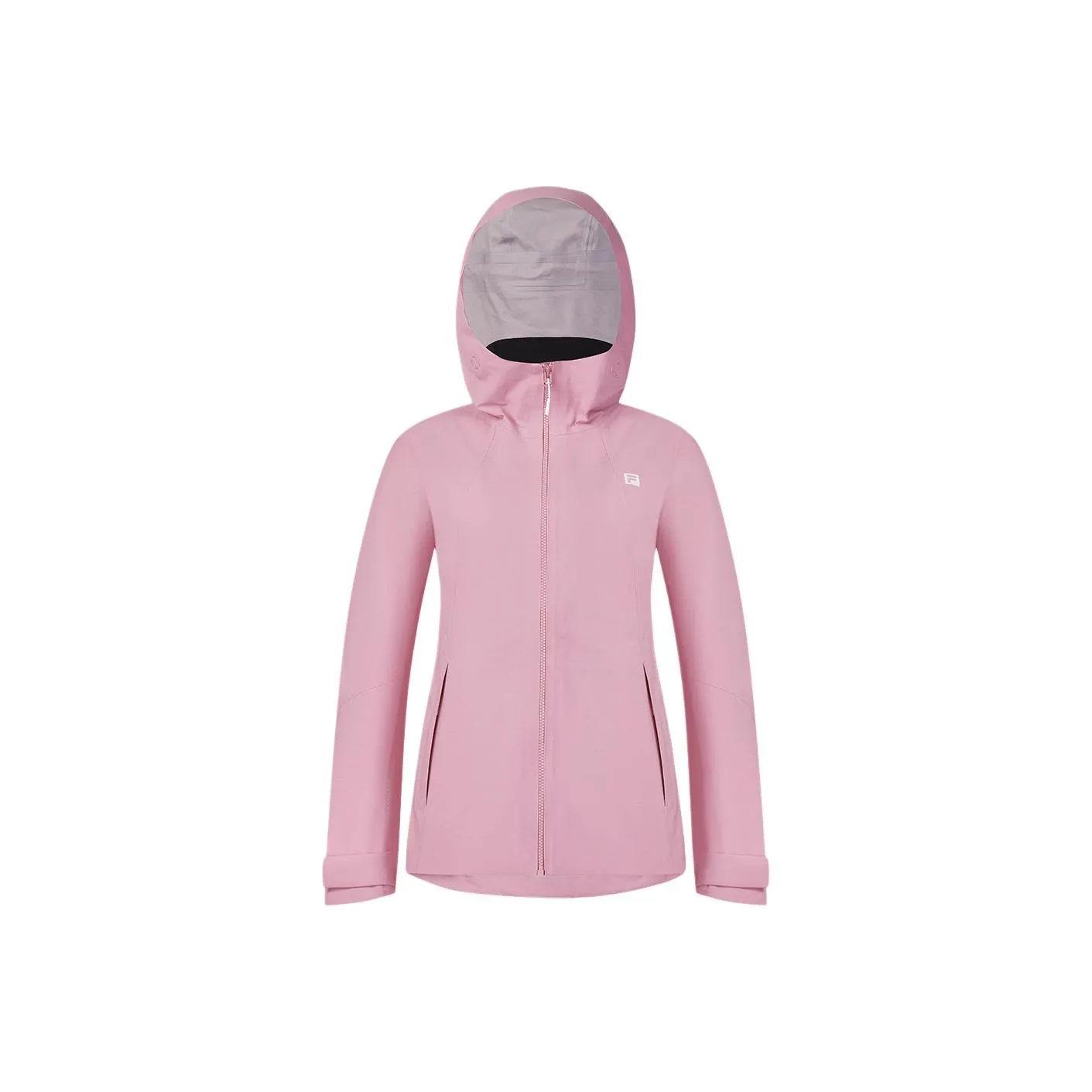 FILA x Bbc Earth EXPLORER Thermal Lightweight Windbreaker Jacket Women's Purple Bauhinia Pink