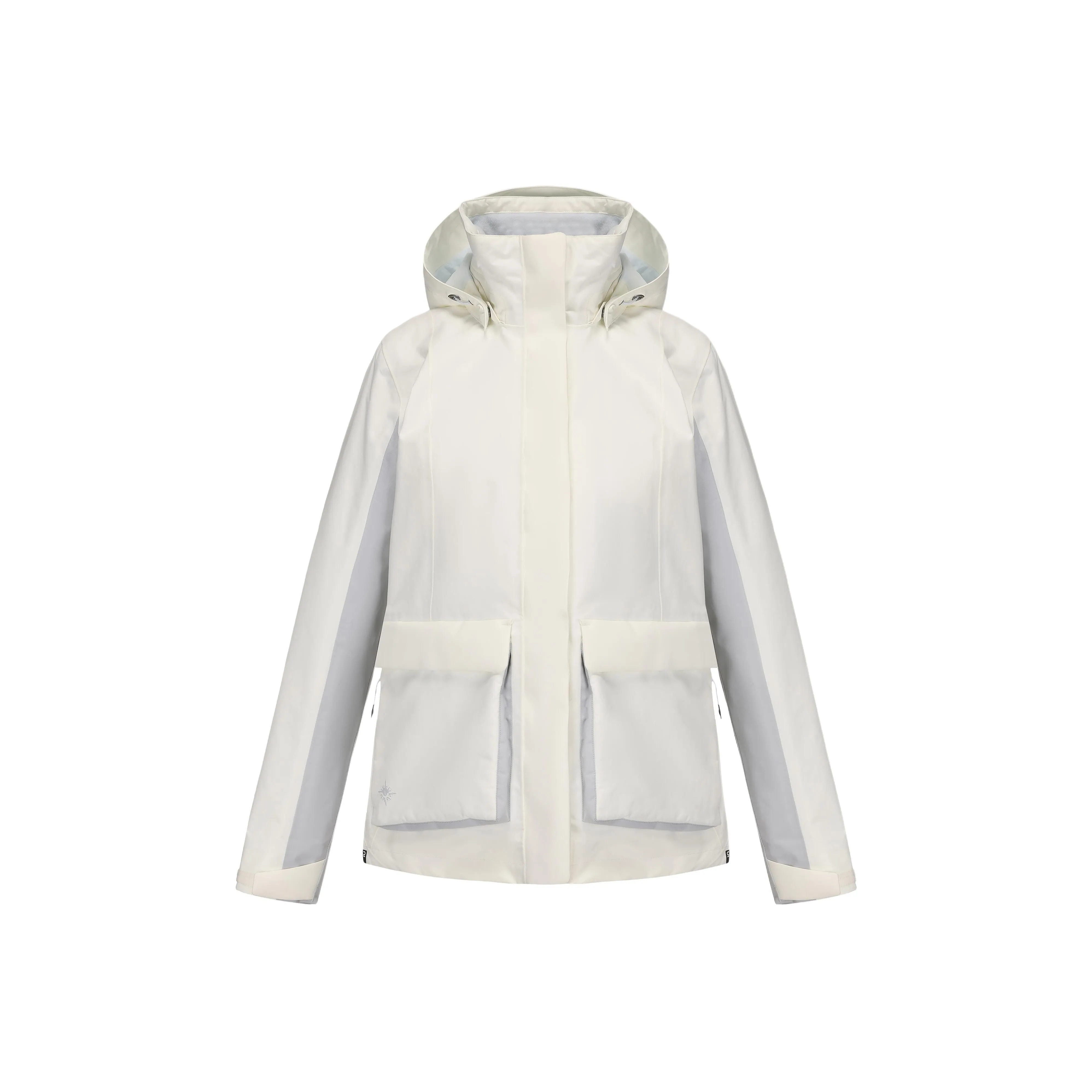 DECATHLON Ветровка Женская Жемчужно-Белая