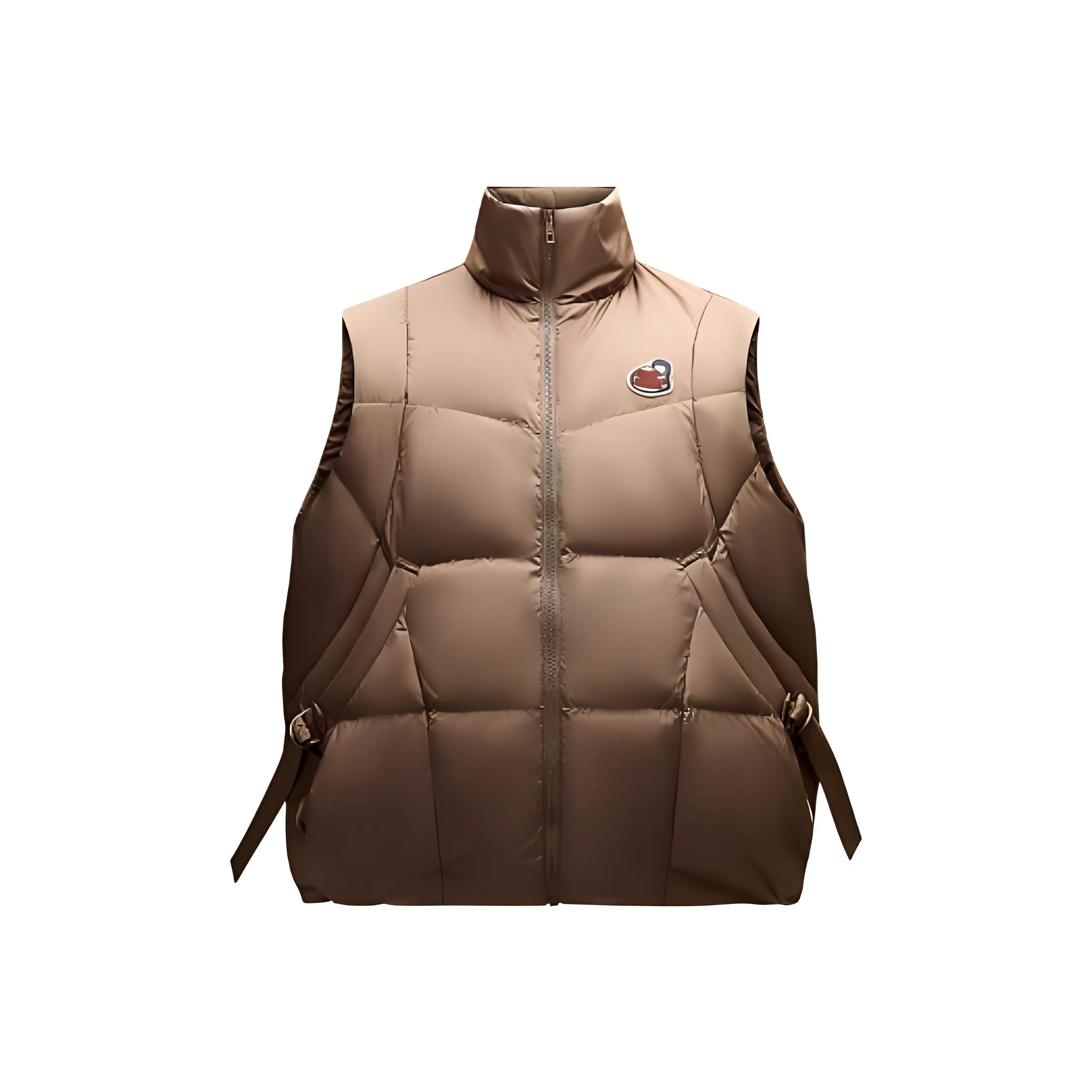 ANTA x NEIXINXIAOHAI LIANMINGKUAN Life Collection Жилет Женские Каштановый Молочный кофейный