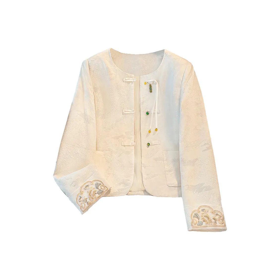 Cypress House Cropped Jacket Женская Pearl White