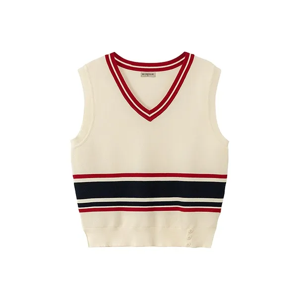 NO ONE ELSE Vests Women's White