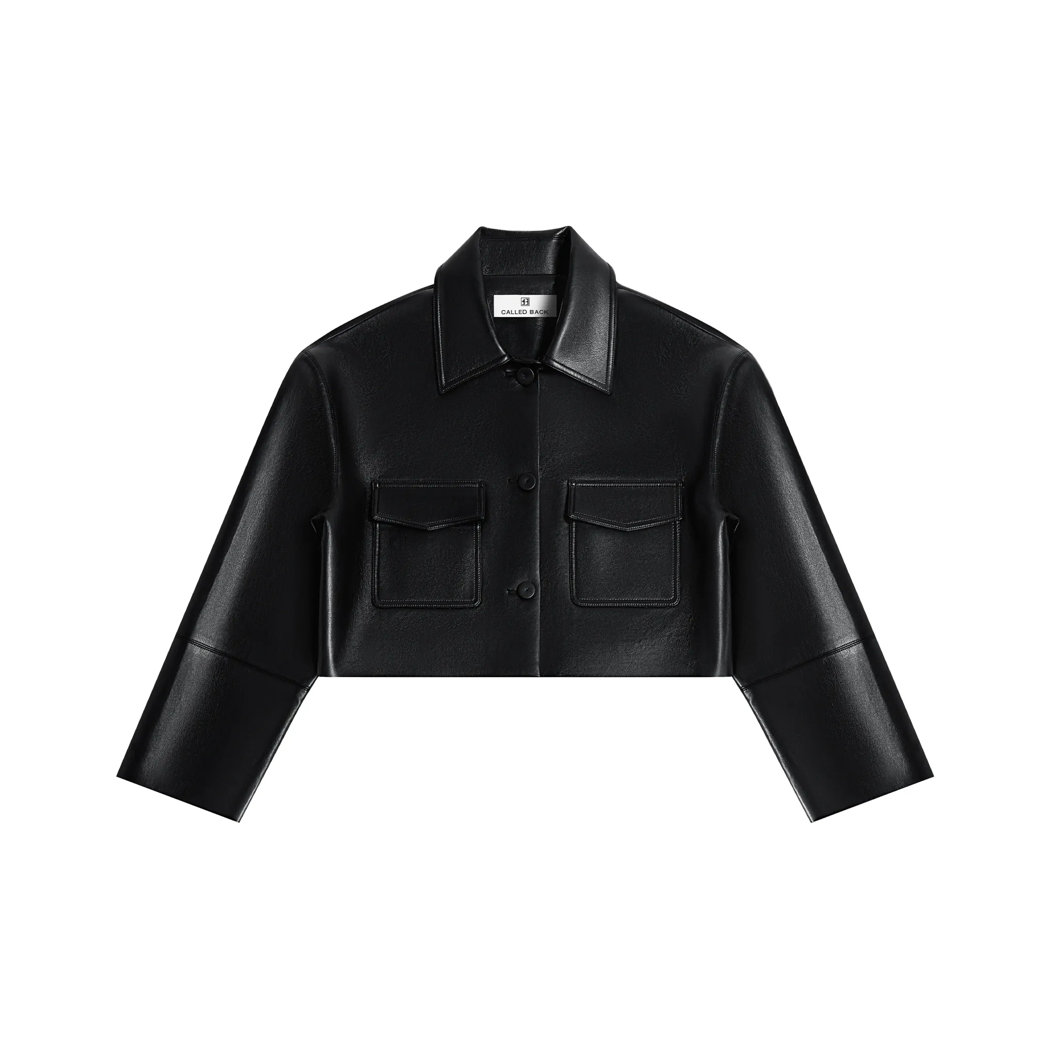 CALLED BACK Кожа Куртка Женская Черная
