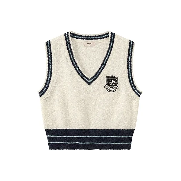 CHUU Белый абрикос Женские жилеты