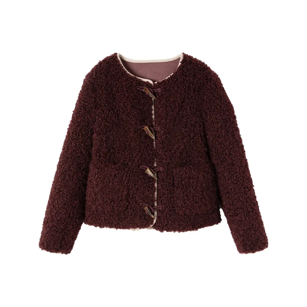 XIANGYING Бархат Feel Куртка Женская Анкора Красная