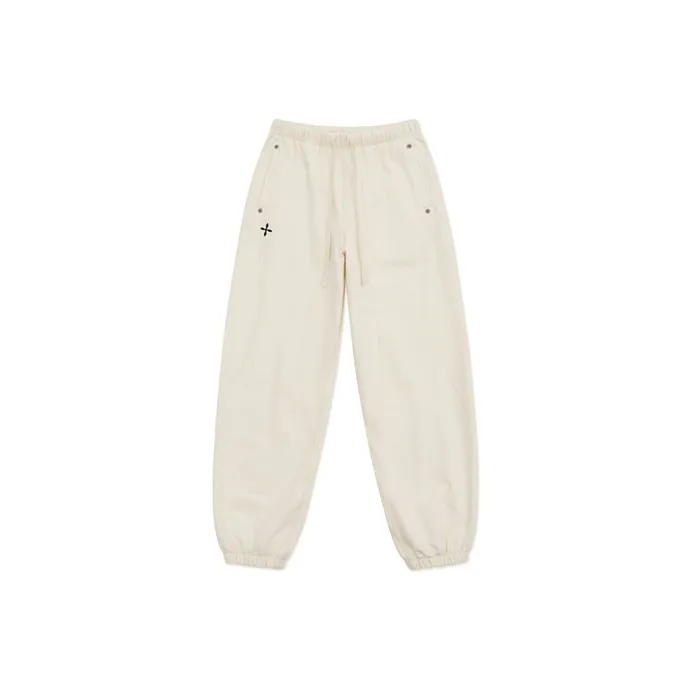 SMFK Молоко Белый Унисекс Повседневные Штаны