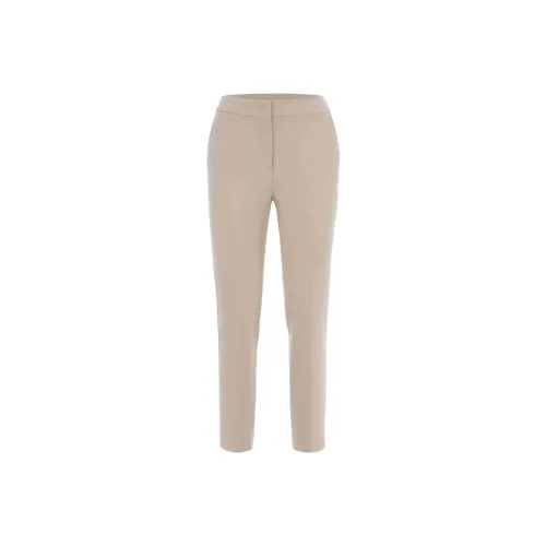MaxMara Экрю Женские Повседневные Брюки