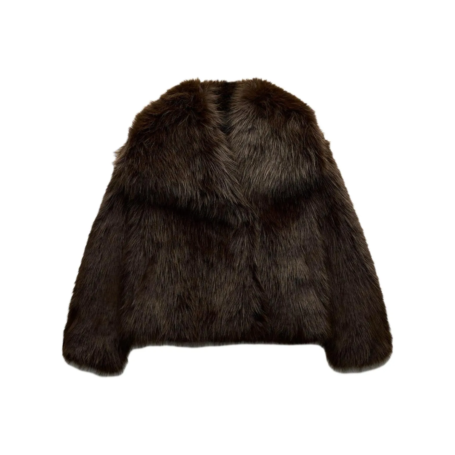 ZARA Коричневый Женские меховые изделия