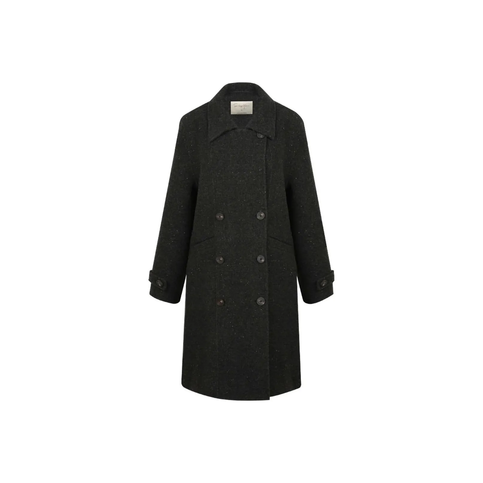 SOLIGHTER Coats Women's Black Gray Color