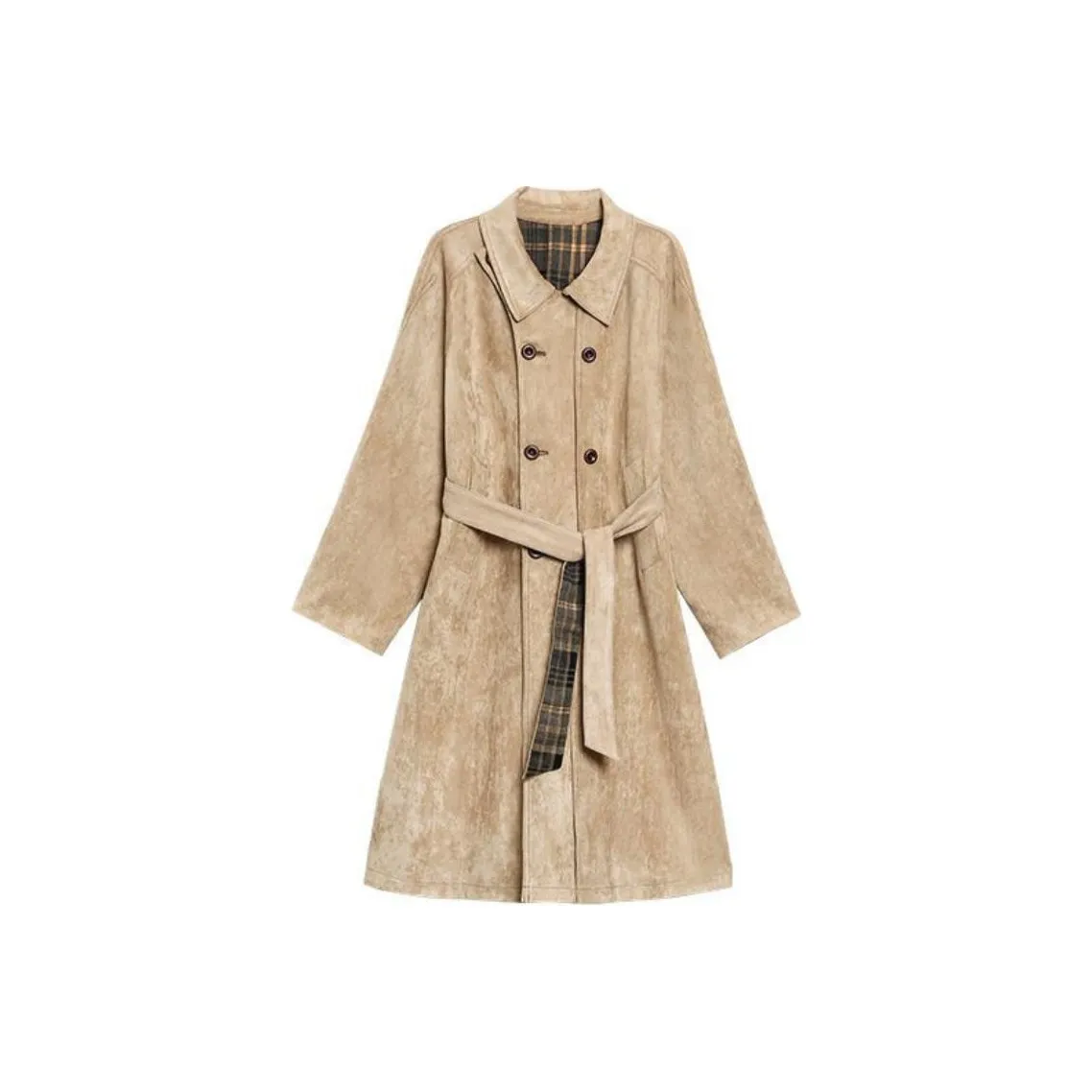 DEAR DEER PUFF Тренчкот Женский Хаки