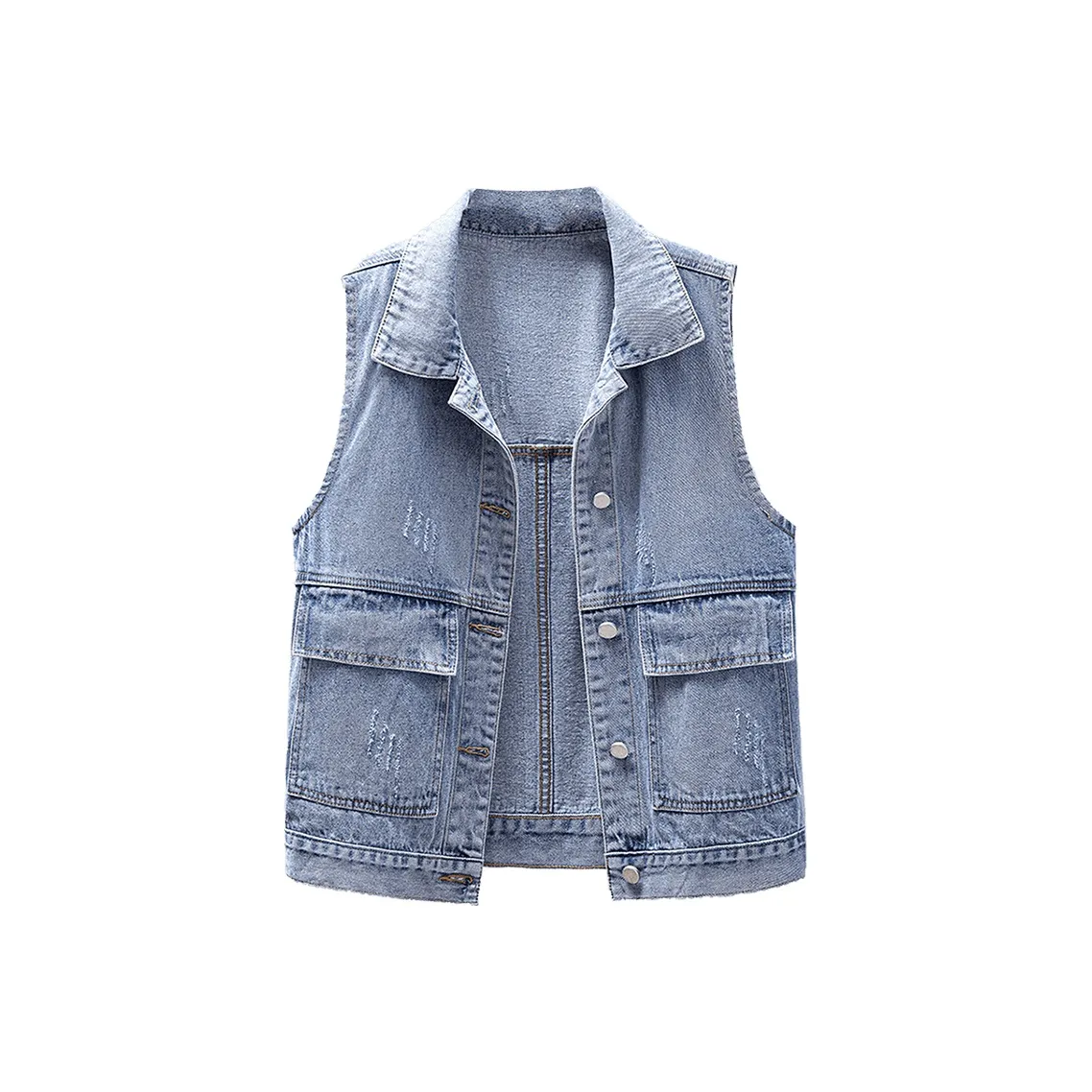 Cypress House Жилет Женский Светло-Синий