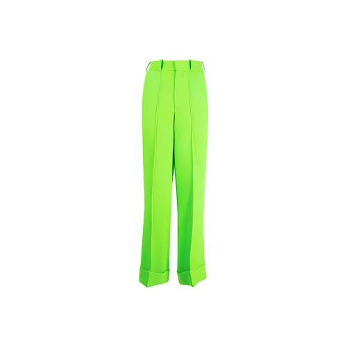 Christopher Kane Неоновые зеленые Женские Повседневные Брюки