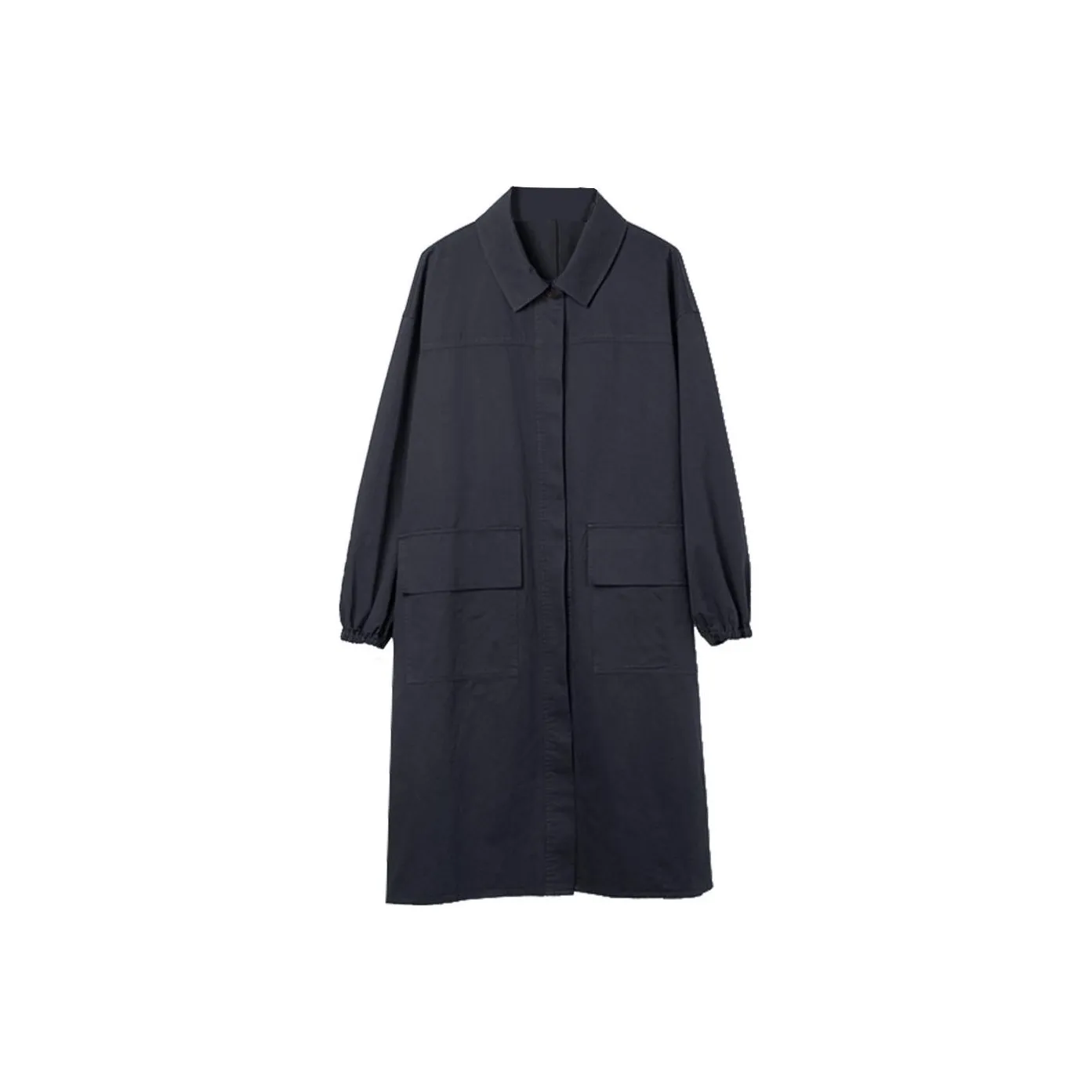 ZIMO Trench Coat Women's Navy Blue
