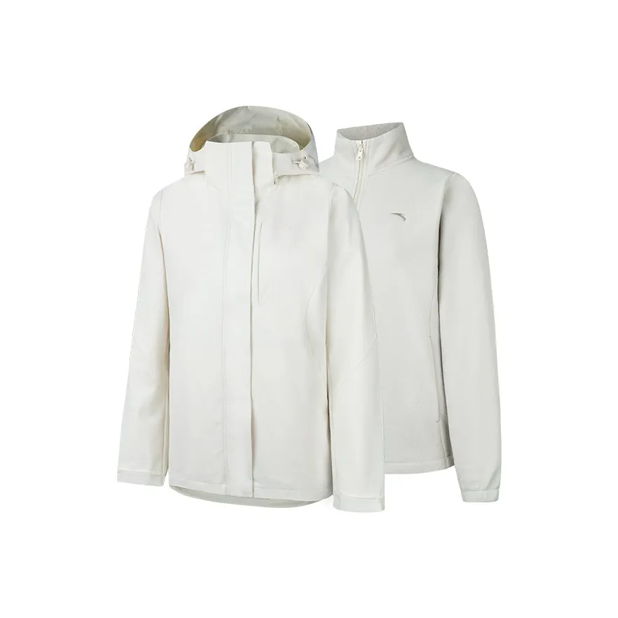 Anta Variety Тренировки Коллекция Ледолазание и скалолазание Ветровка Женские Ванильный Бежевый Мел