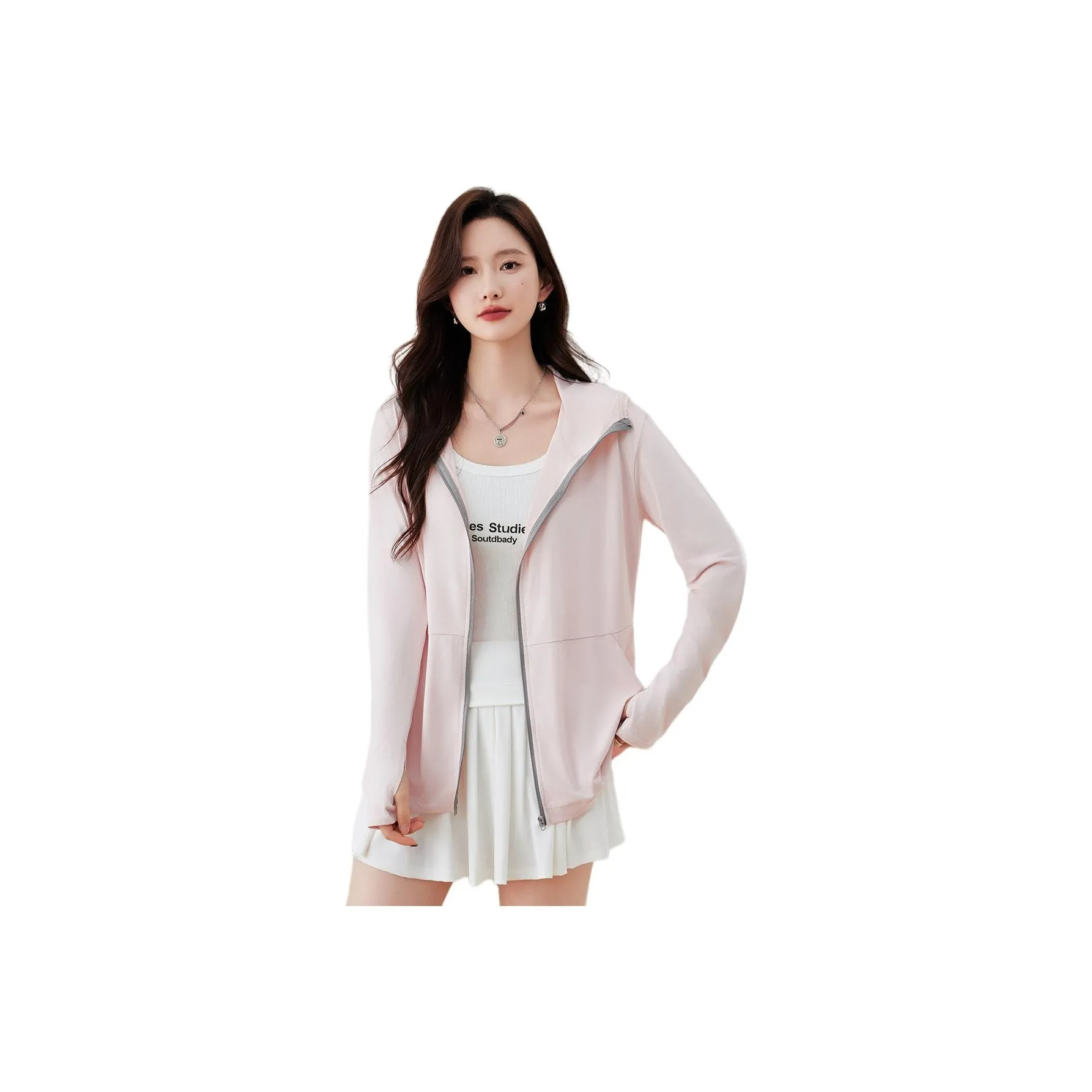 X MOOM Sun Protection Clothing Women's Pink