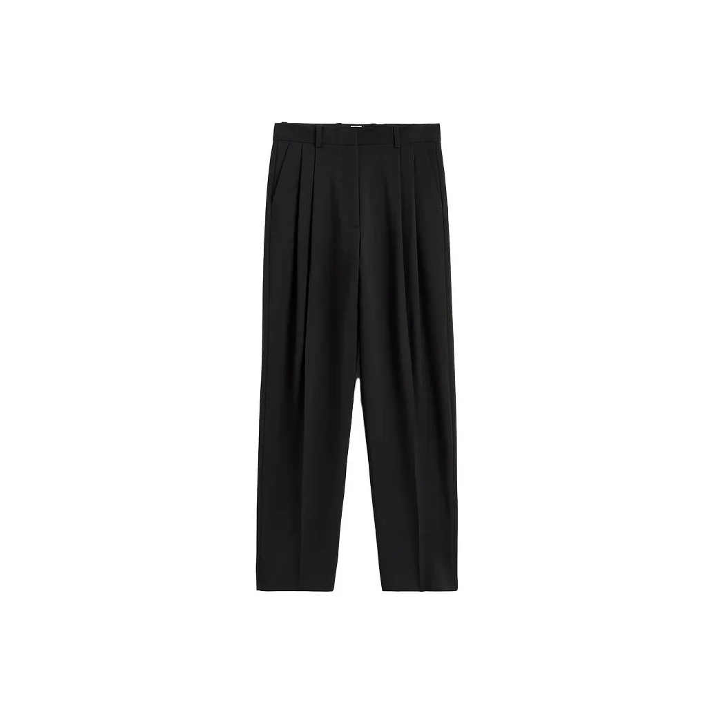 TOTEME Черные Женские Повседневные Брюки