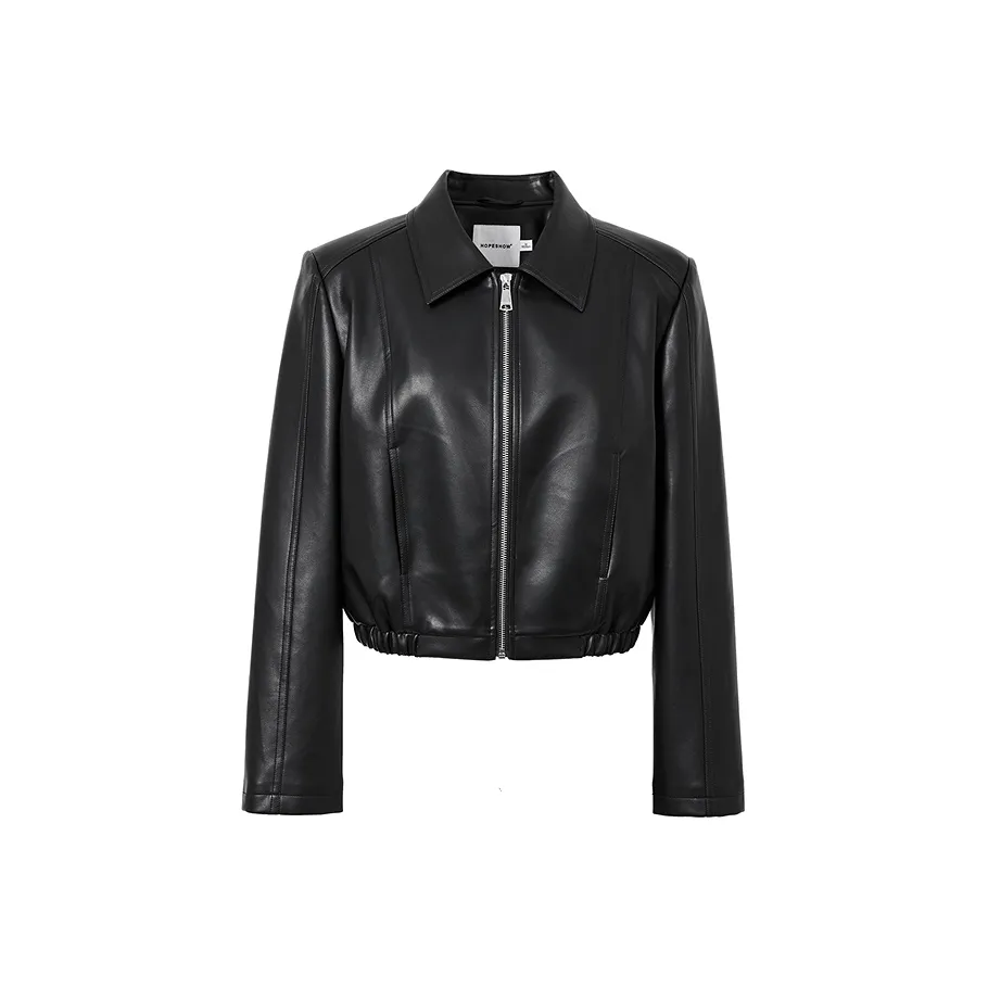 Hopeshow кожаная куртка женская