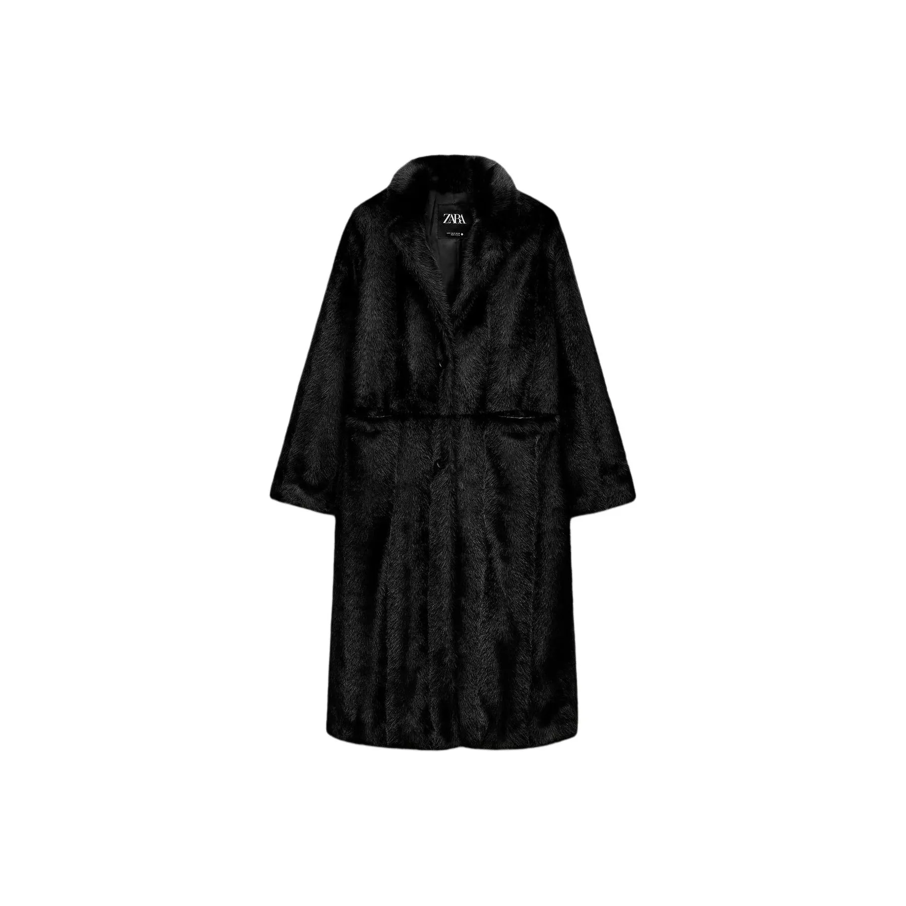 ZARA ZW Series Coats Women's Black