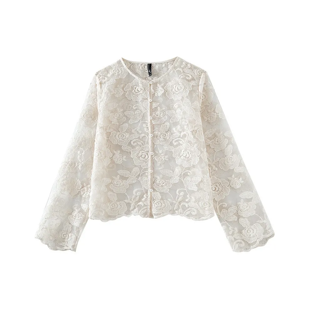 OUNIXUE Cropped Coat Women's Apricot OUNIXUE Укороченное пальто женское абрикосовое