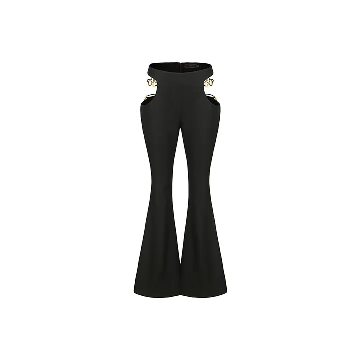 NANA JACQUELINE Повседневные брюки Женские Черный