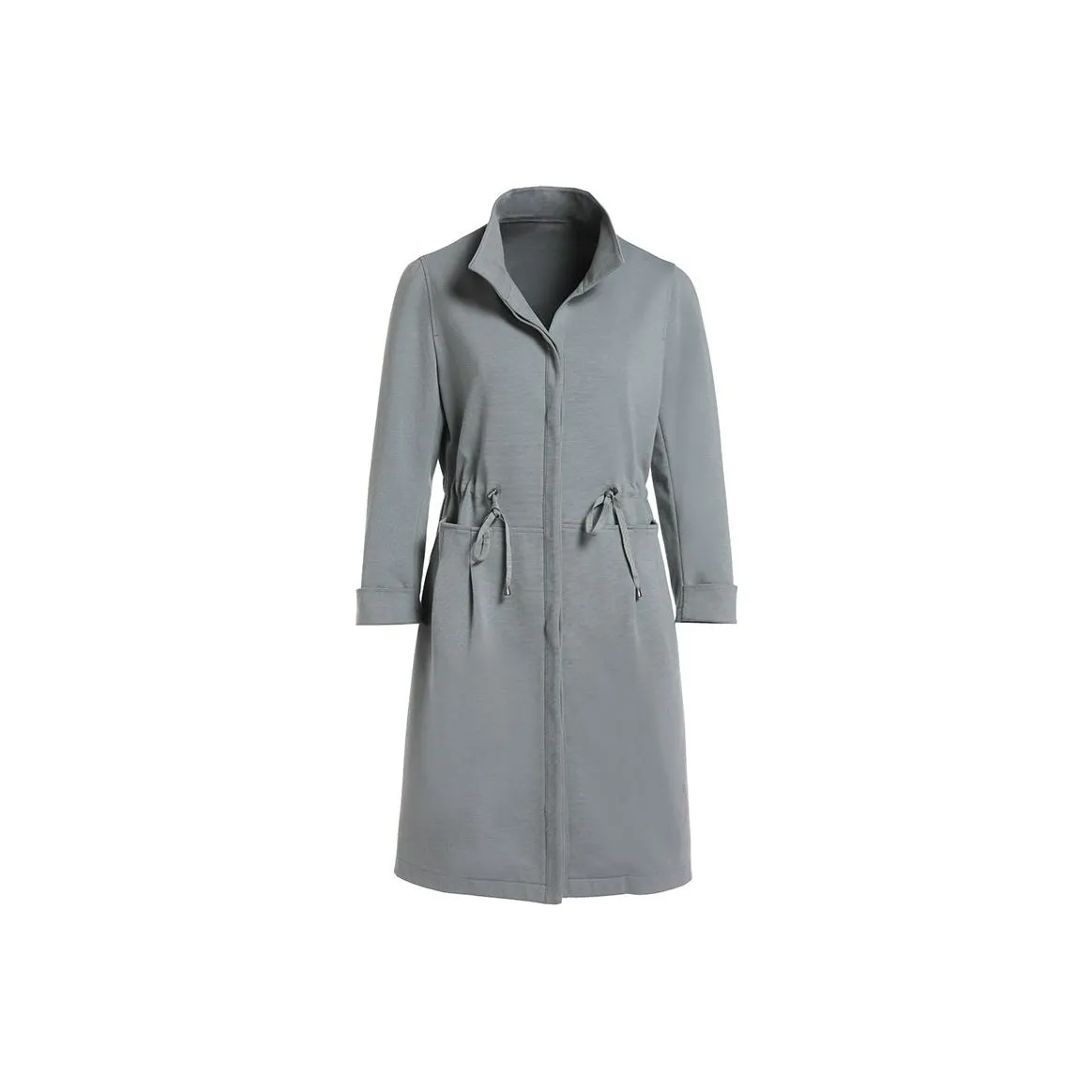 QIAOWANNI Coat Women's Lake Green