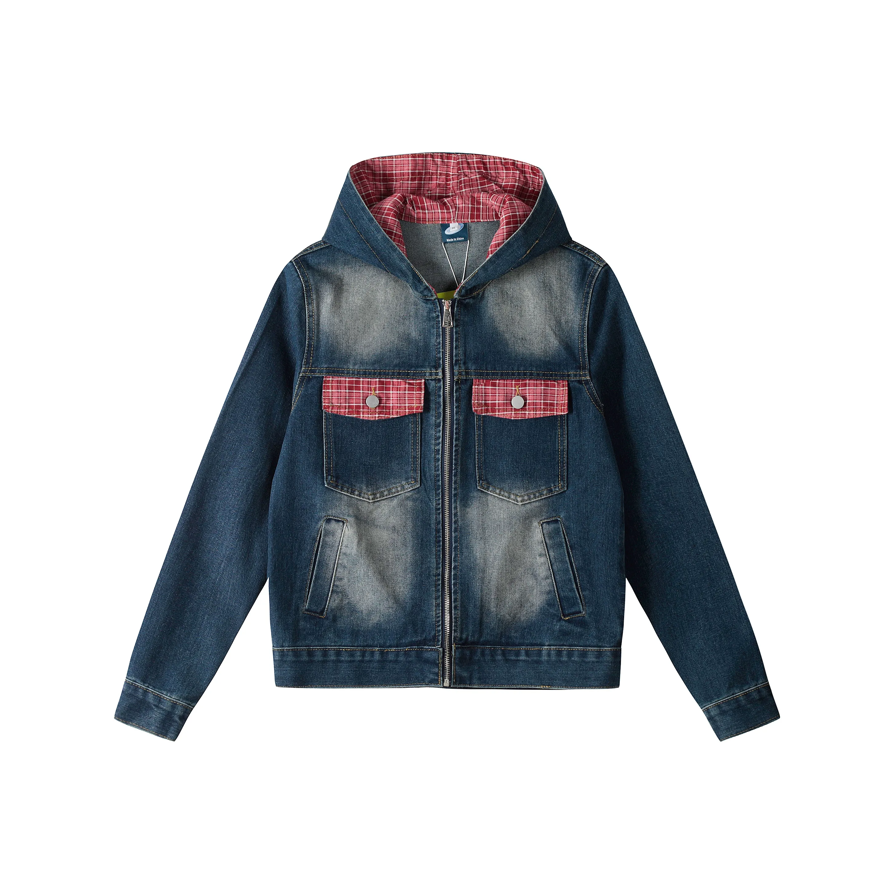 CUWU Синий Женские Джинсовые Куртки