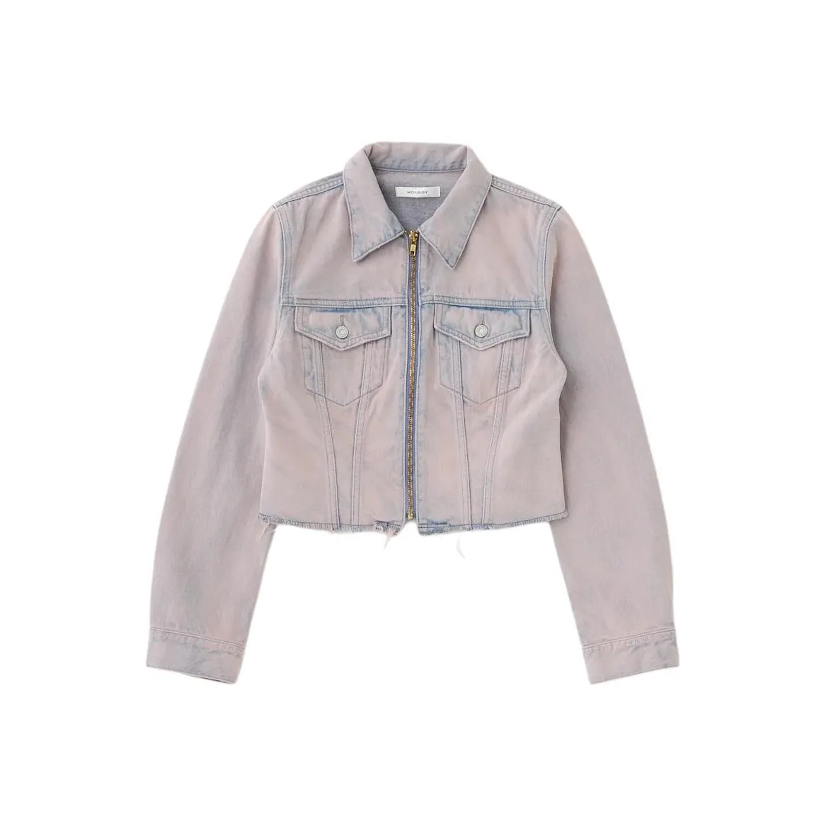 MOUSSY collaboration Denim Jacket Women's Pink