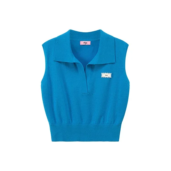 CHUU Электрический синий Женские жилеты