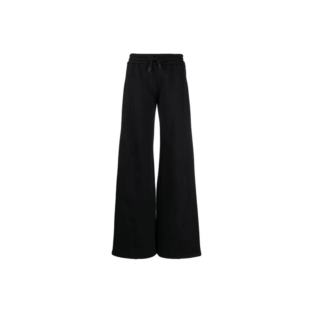 OFF WHITE Piping Detail Cotton Track Pants Black