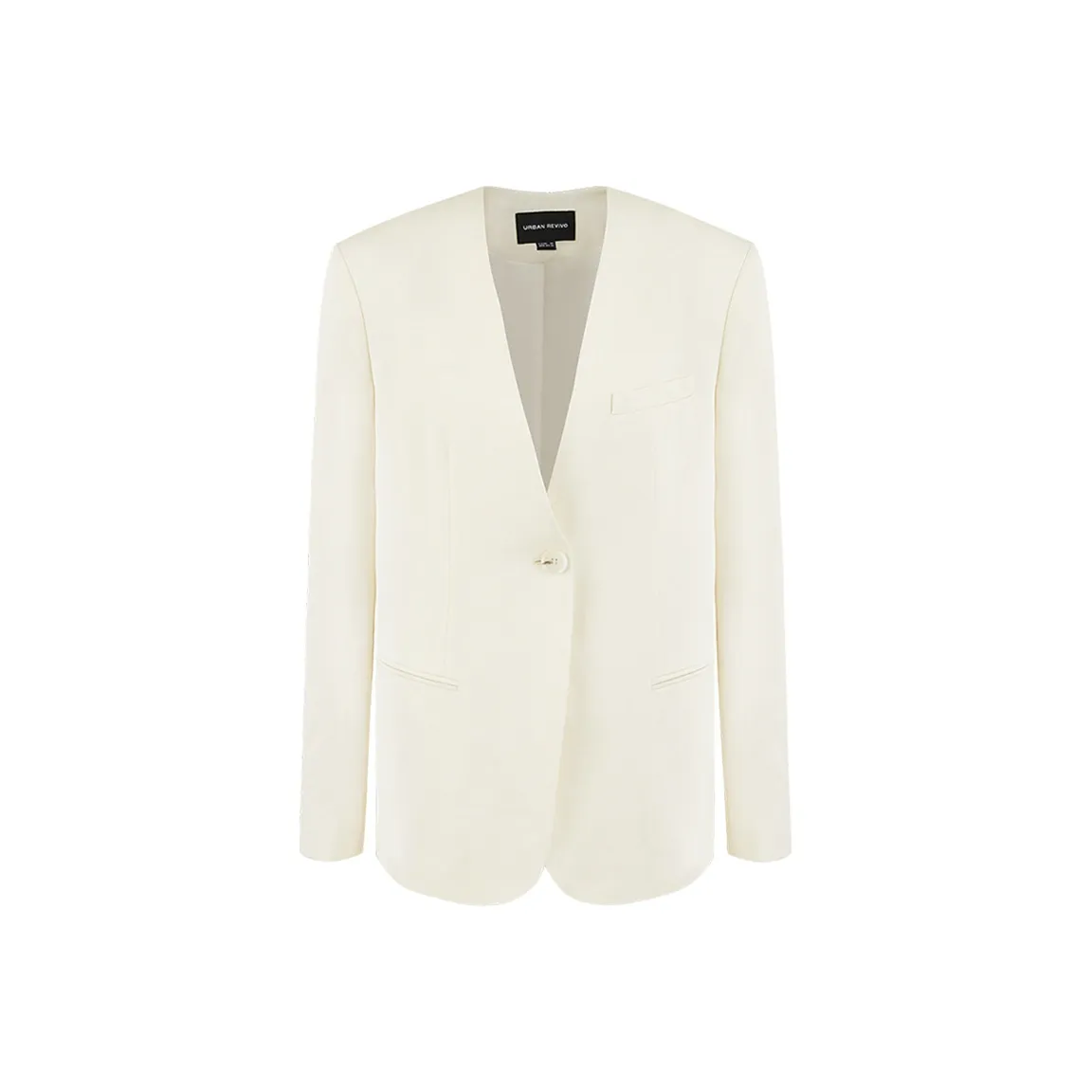 URBAN REVIVO Бизнес-костюм женский бежевый желтый