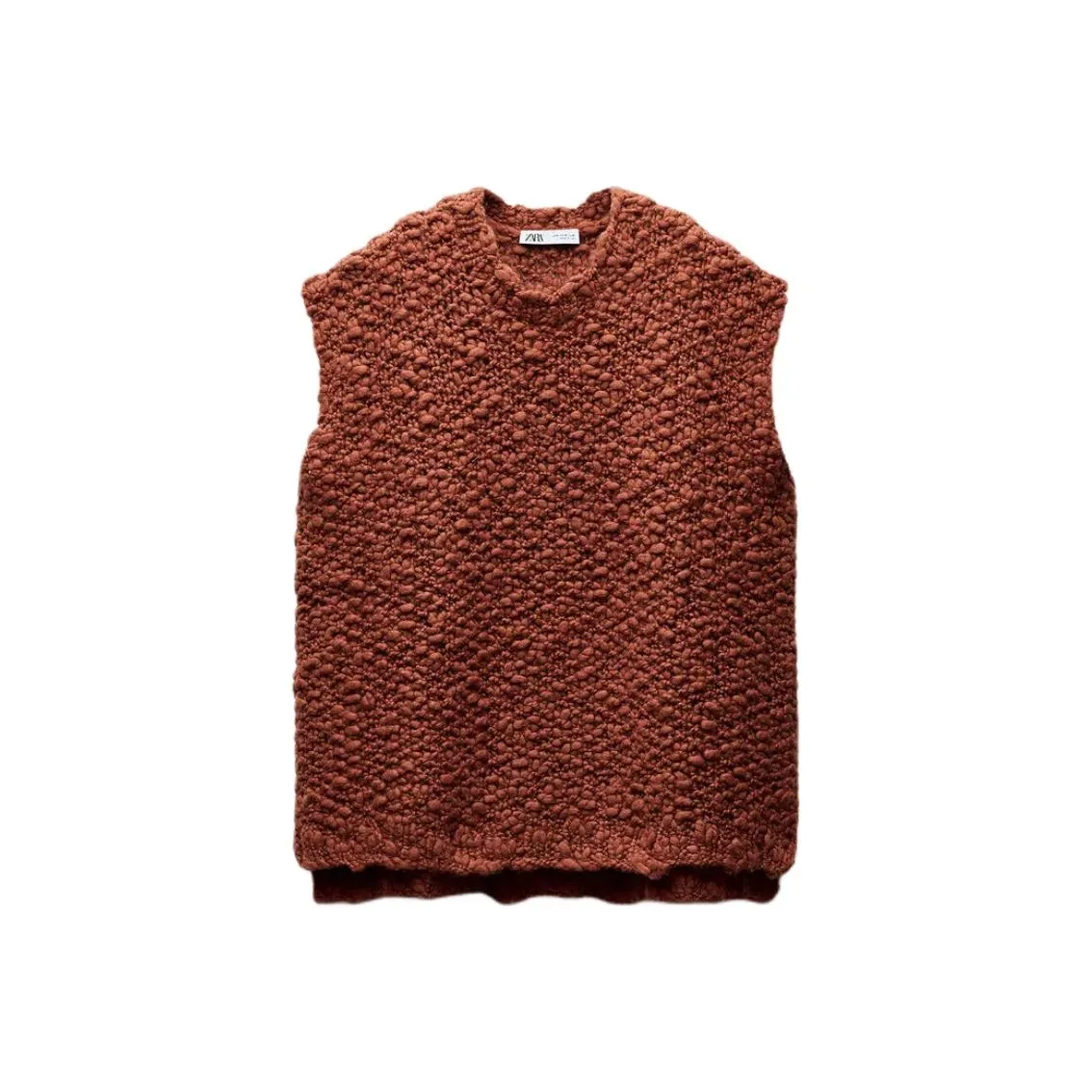 ZARA Vests Women's Brown