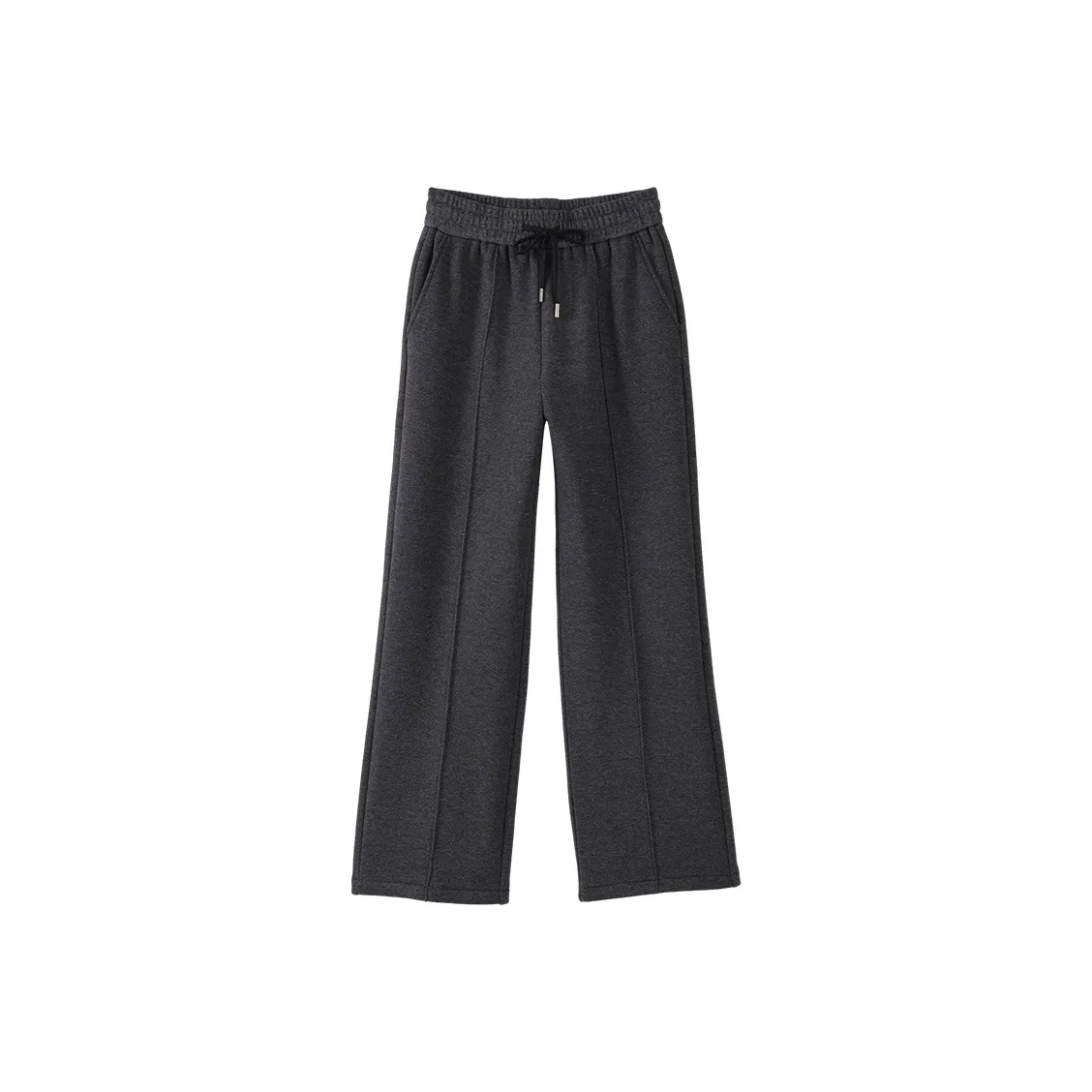 Cypress House Повседневные брюки Женские Темно-серый с елочным узором